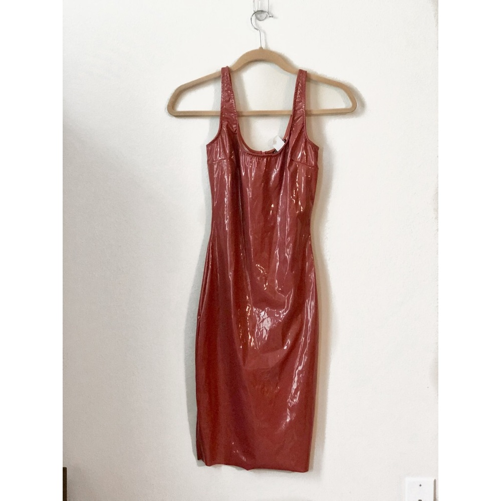 Fashion Nova mid length red dress